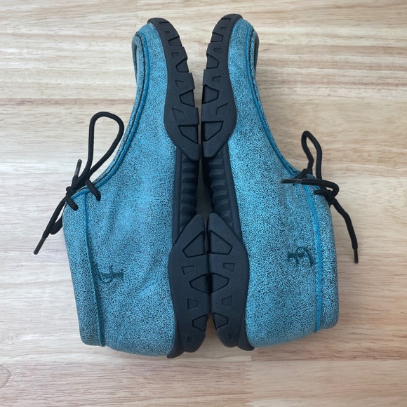 Ferrini Rogue Blue Leather Upper Lace Up Ankle Chukka Boots Womens Size 7.5 NWOT - Picture 4 of 9